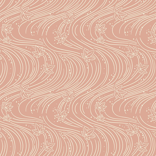 Maple Currents Dusty Rose 228901 | Orchard Season by House of Haricot