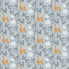 Acorn Gathering Blue Gray 228910 | Orchard Season by House of Haricot