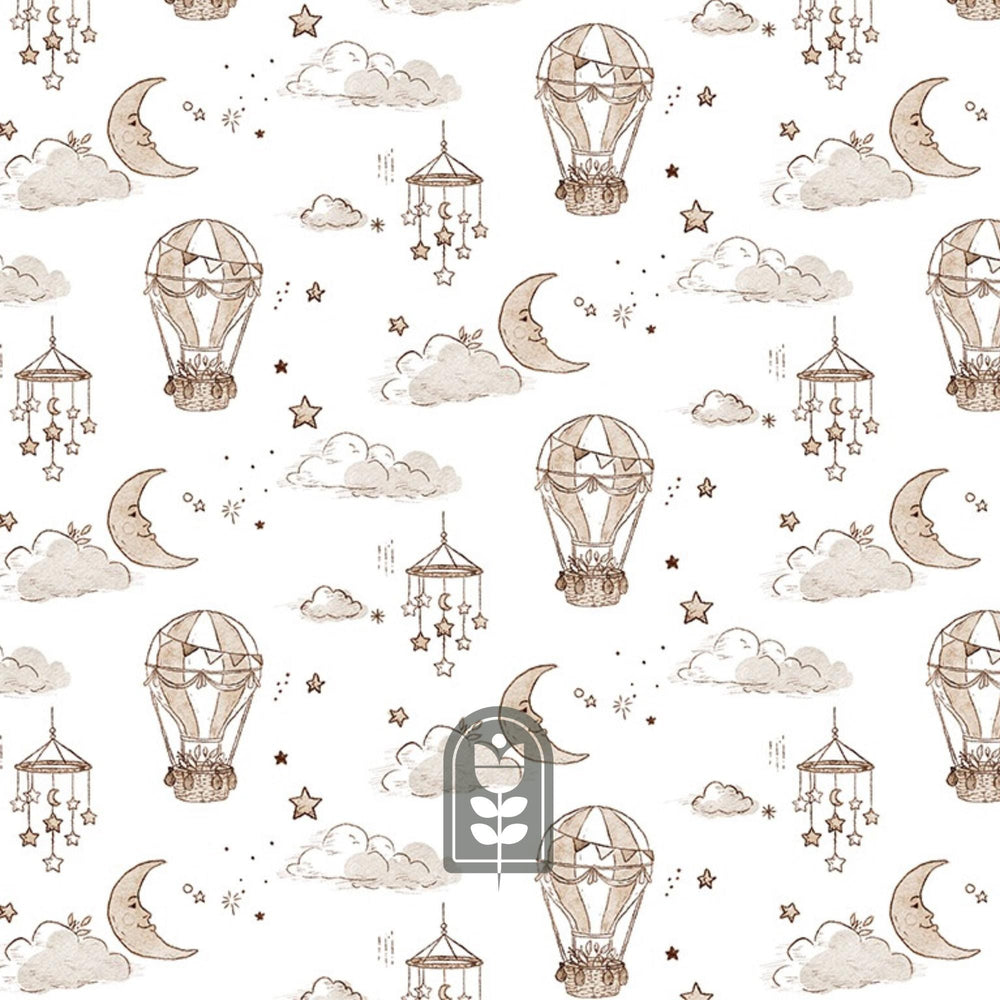 Balloons White 91240-10 | Soaring Dreams by Jessica Yon Lo