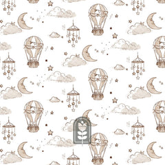 Balloons White 91240-10 | Soaring Dreams by Jessica Yon Lo