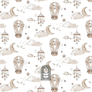 Balloons White 91240-10 | Soaring Dreams by Jessica Yon Lo