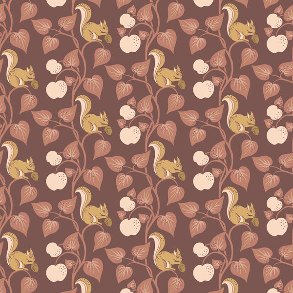 Acorn Gathering Cocoa 228909 | Orchard Season by House of Haricot