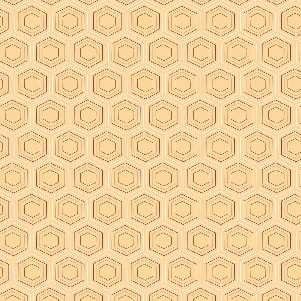 Honeycomb Dreams Gold 228912 | Orchard Season by House of Haricot