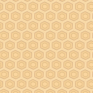 Honeycomb Dreams Gold 228912 | Orchard Season by House of Haricot