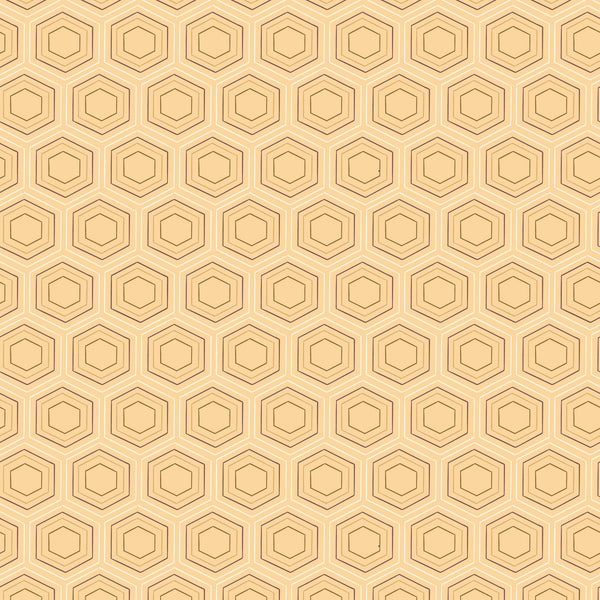 Honeycomb Dreams Gold 228912 | Orchard Season by House of Haricot
