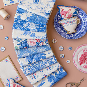 Shipping JUNE 1ST | Something Blue Full Collection Bundle | Tilda Fabrics | 20 Cotton Fabrics