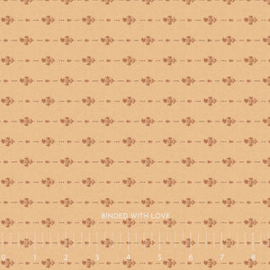 Folk Florals Golden Tan JR103-GT2 | Adventure North by Jaclyn Ruble Design