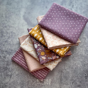 Wonderful World by Seiko Sisco for Cotton + Steel | Purple Colorway 7 Prints | Precut Bundle