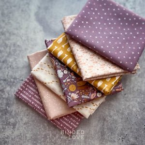 Wonderful World by Seiko Sisco for Cotton + Steel | Purple Colorway 7 Prints | Precut Bundle