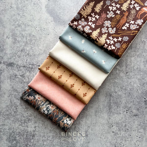 Adventure North by Jaclyn Ruble for RJR Fabrics | 6 Prints Brown Colorway