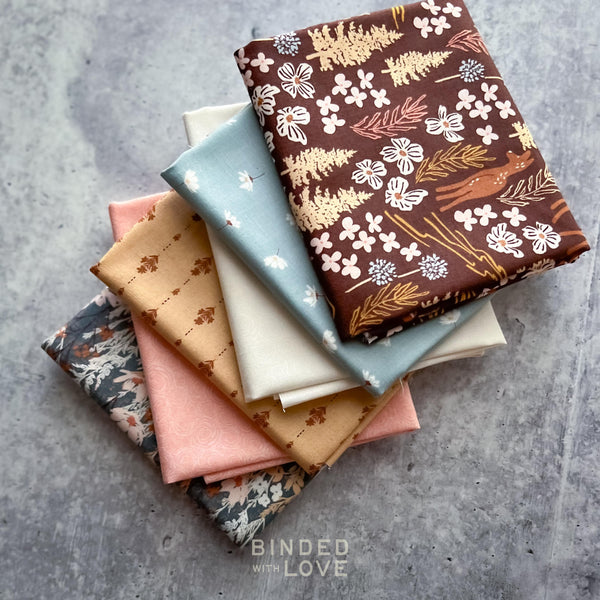Adventure North by Jaclyn Ruble for RJR Fabrics | 6 Prints Brown Colorway