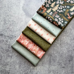 Adventure North by Jaclyn Ruble for RJR Fabrics | 6 Prints Green Colorway
