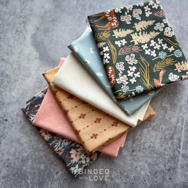 Adventure North by Jaclyn Ruble for RJR Fabrics | 6 Prints Green Colorway