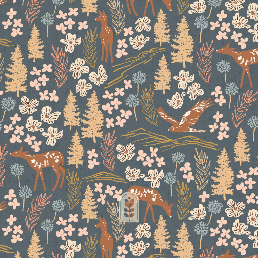 Northern Hikes River Blue JR100-RB3 | Adventure North by Jaclyn Ruble Design