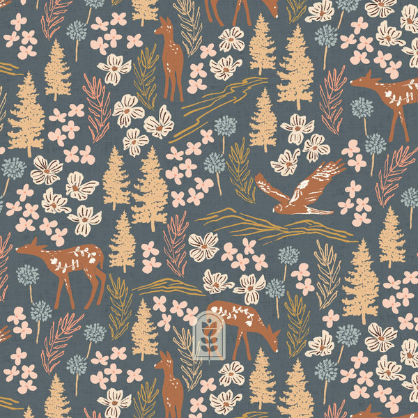 Northern Hikes River Blue JR100-RB3 | Adventure North by Jaclyn Ruble Design