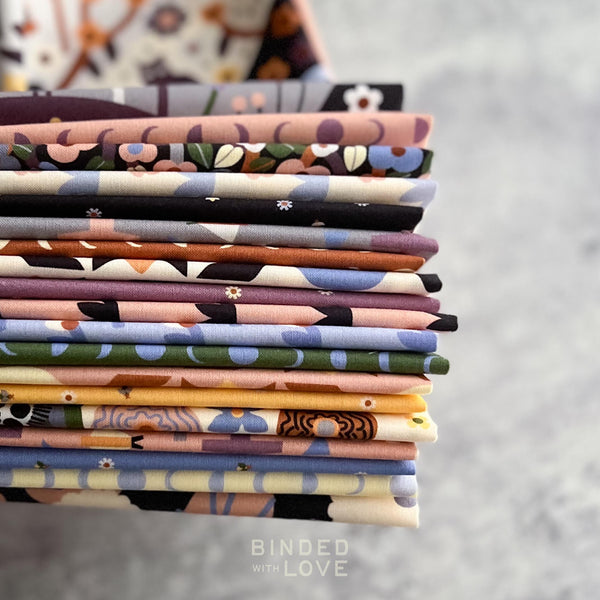 Firefly Moon by Leah Duncan for Cloud9 Fabrics | Complete Collection Bundle | Organic Quilting Cotton | Fat Quarter or Half Yard Bundle
