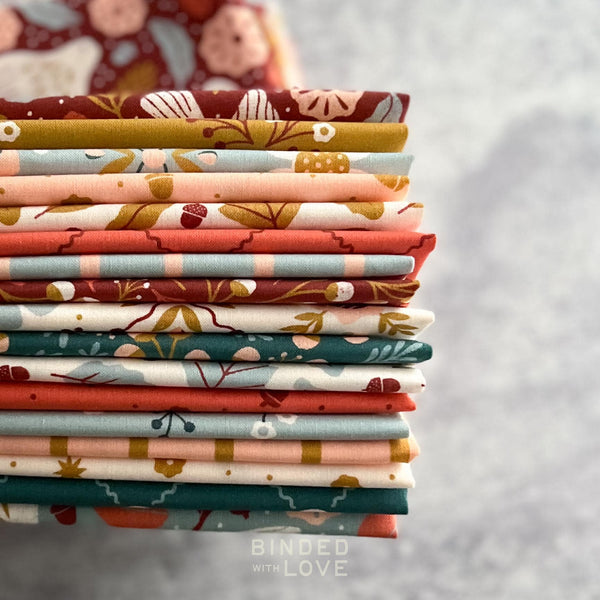 Folky Forest by Soph Rowe for Cloud9 Fabrics | Complete Collection Bundle | Organic Quilting Cotton | Fat Quarter or Half Yard Bundle