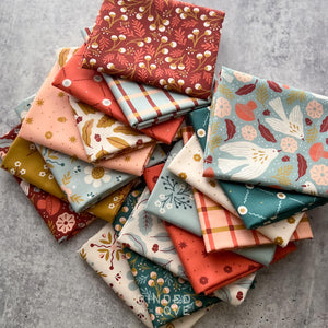 Folky Forest by Soph Rowe for Cloud9 Fabrics | Complete Collection Bundle | Organic Quilting Cotton | Fat Quarter or Half Yard Bundle