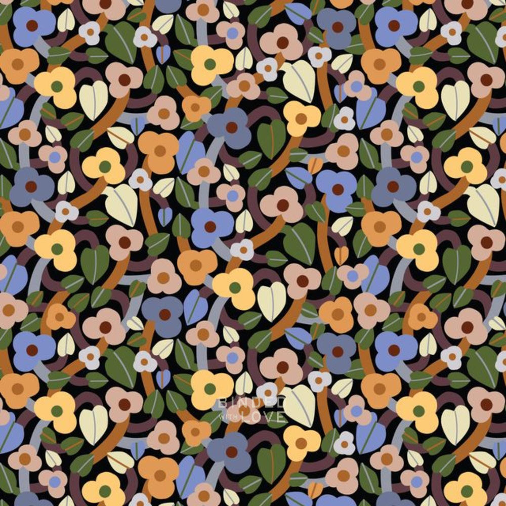 Summer Bramble Black Multi 229091 | Firefly Moon by Leah Duncan