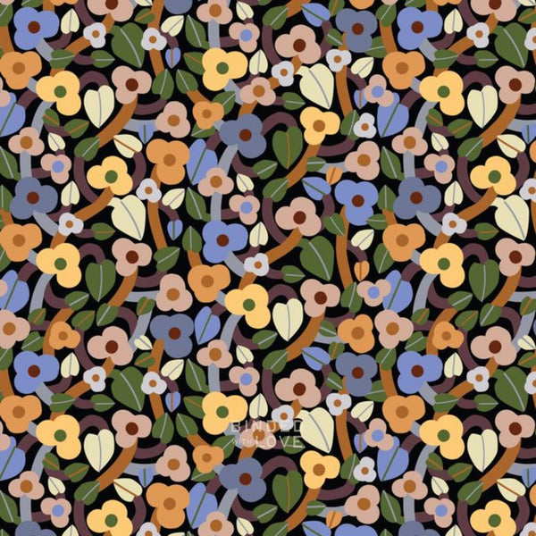 Summer Bramble Black Multi 229091 | Firefly Moon by Leah Duncan
