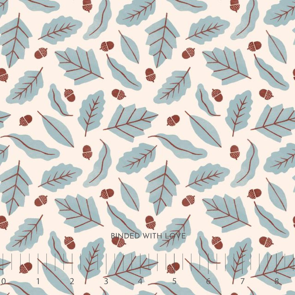 Fallen Leaves Blue 228882 | Folky Forest by Soph Rowe