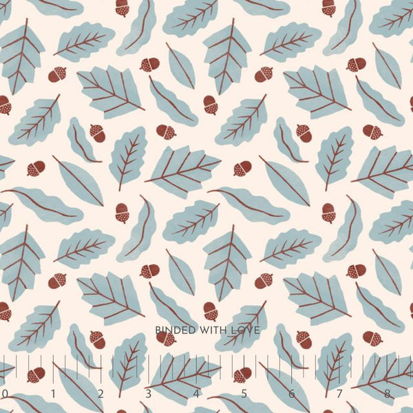 Fallen Leaves Blue 228882 | Folky Forest by Soph Rowe
