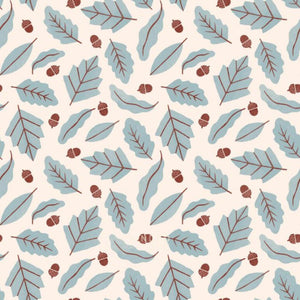 Fallen Leaves Blue 228882 | Folky Forest by Soph Rowe