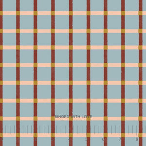 Plaid Blue 228884 | Folky Forest by Soph Rowe