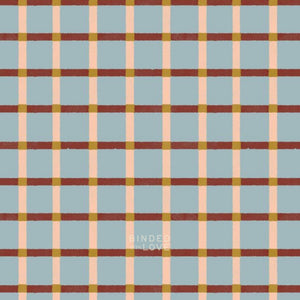 Plaid Blue 228884 | Folky Forest by Soph Rowe