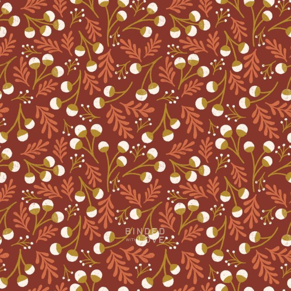 Berries Dark Red 228888 | Folky Forest by Soph Rowe