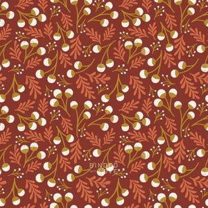 Berries Dark Red 228888 | Folky Forest by Soph Rowe