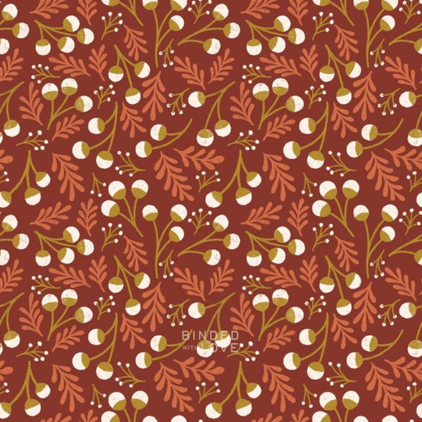 Berries Dark Red 228888 | Folky Forest by Soph Rowe