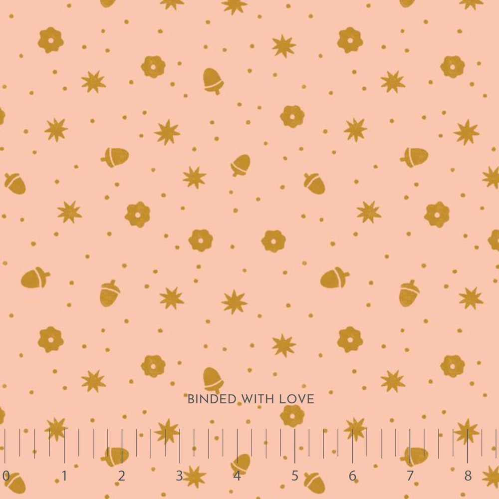 Foraging Peach 228891 | Folky Forest by Soph Rowe