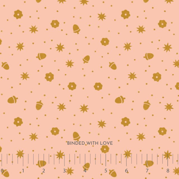 Foraging Peach 228891 | Folky Forest by Soph Rowe