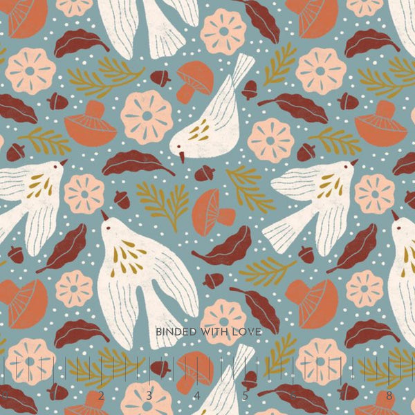 Birds Blue 228893 | Folky Forest by Soph Rowe