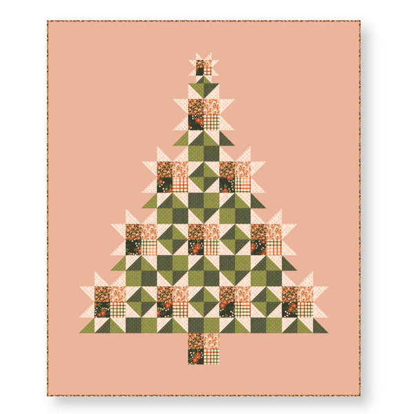 Warm Sprouts White 229024 | Crimson and Evergreen by Kay’s Illustrations