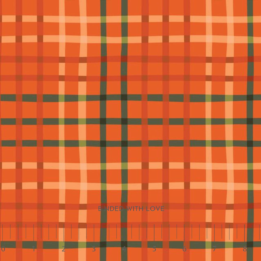 Wavy Fun Checks Red 229027 | Crimson and Evergreen by Kay’s Illustrations