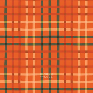 Wavy Fun Checks Red 229027 | Crimson and Evergreen by Kay’s Illustrations