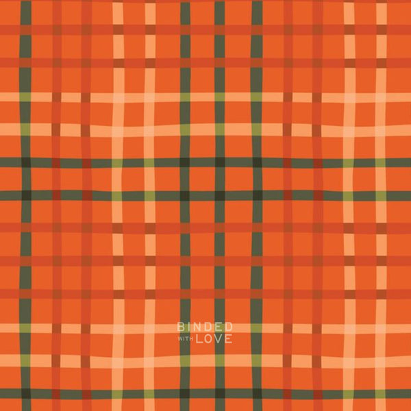 Wavy Fun Checks Red 229027 | Crimson and Evergreen by Kay’s Illustrations
