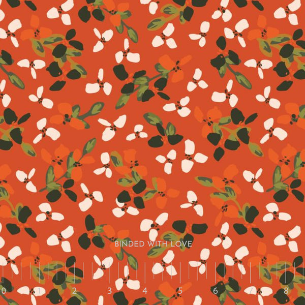 Fresh Cut Flowers Red 229033 | Crimson and Evergreen by Kay’s Illustrations