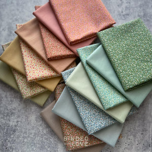 Morning Meadow | Curated Fat Quarter Bundle | 16 Fat Quarters | Modern Quilt Fabric Bundle