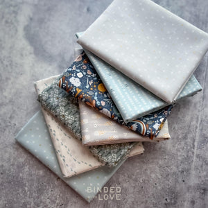 Wonderful World by Seiko Sisco for Cotton + Steel | Blue Colorway 7 Prints | Precut Bundle