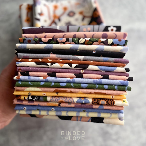 Firefly Moon by Leah Duncan for Cloud9 Fabrics | Complete Collection Bundle | Organic Quilting Cotton | Fat Quarter or Half Yard Bundle