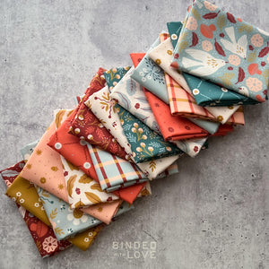 Folky Forest by Soph Rowe for Cloud9 Fabrics | Complete Collection Bundle | Organic Quilting Cotton | Fat Quarter or Half Yard Bundle