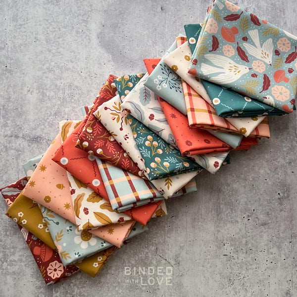 Folky Forest by Soph Rowe for Cloud9 Fabrics | Complete Collection Bundle | Organic Quilting Cotton | Fat Quarter or Half Yard Bundle