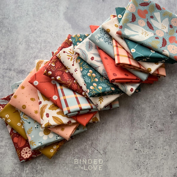 Folky Forest by Soph Rowe for Cloud9 Fabrics | Complete Collection Bundle | Organic Quilting Cotton | Fat Quarter or Half Yard Bundle