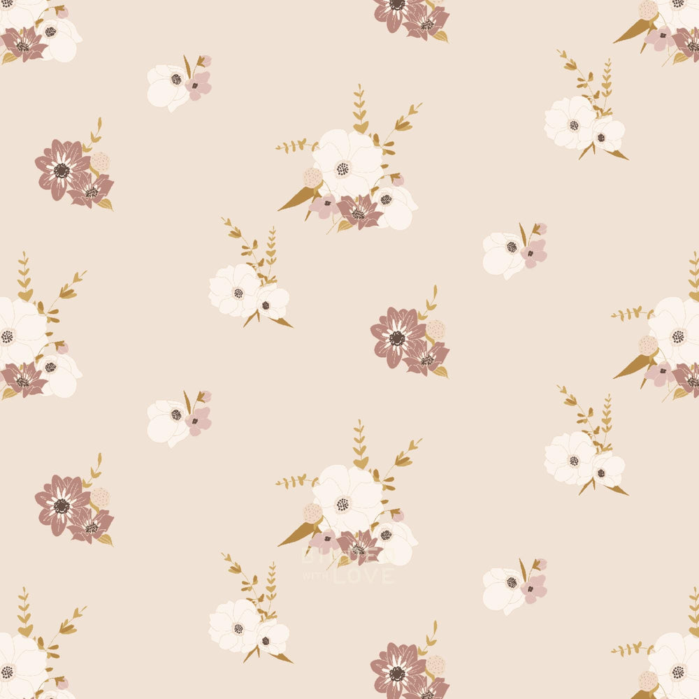 In Full Bloom Pink Damask JN100-PD1 | Enchanted Blossoms by Jenny Brooks