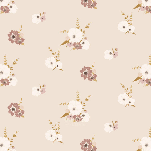 In Full Bloom Pink Damask JN100-PD1 | Enchanted Blossoms by Jenny Brooks
