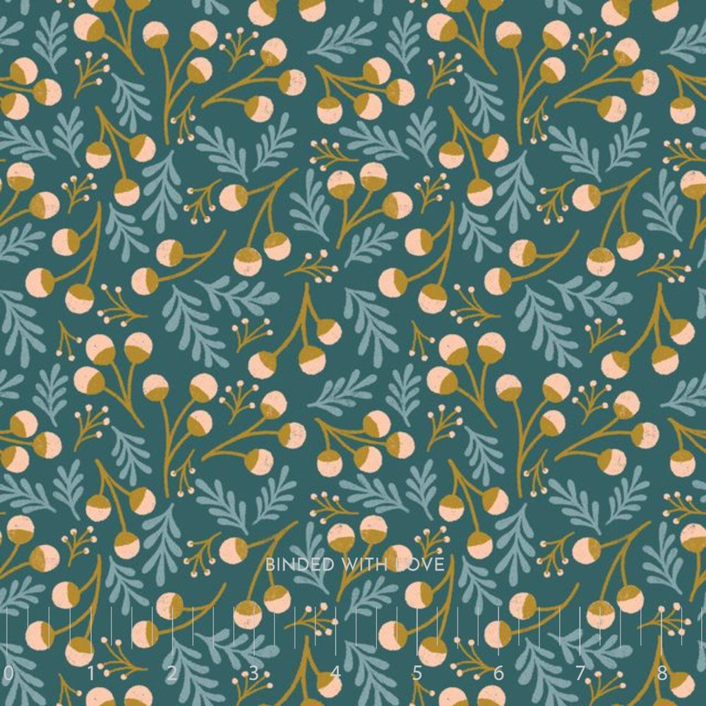 Berries Dark Blue 228889 | Folky Forest by Soph Rowe