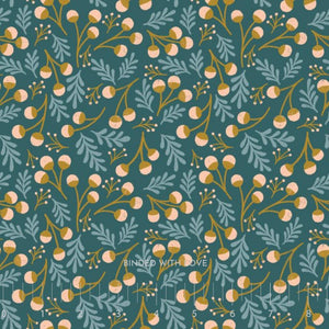 Berries Dark Blue 228889 | Folky Forest by Soph Rowe
